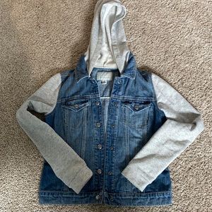 Hinge Hooded Jean Jacket